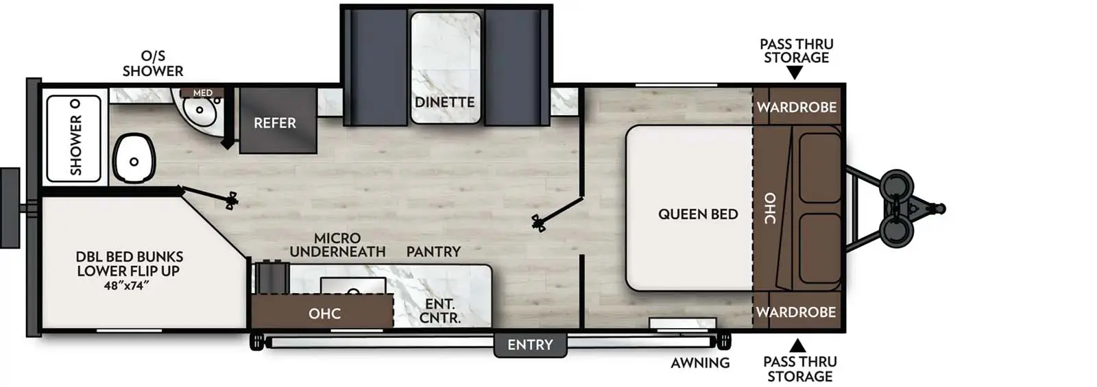 228BHS Floorplan Image